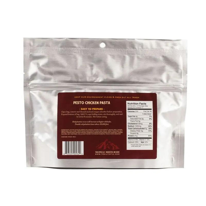 Trailtopia Pesto Chicken Pasta Trailtopia