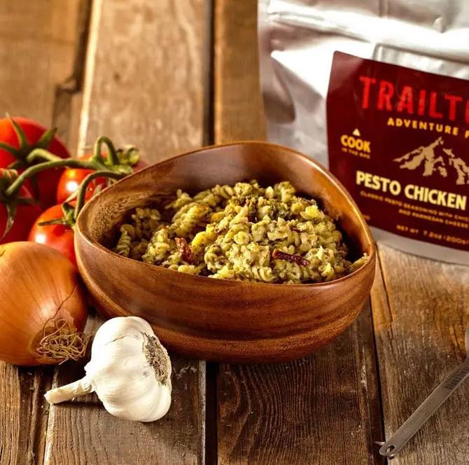 Trailtopia Pesto Chicken Pasta