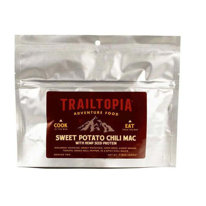 Trailtopia Sweet Potato Chili Mac with Hemp Seed Protein Trailtopia
