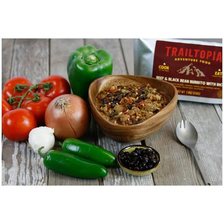 Trailtopia Beef & Black Bean Burrito Trailtopia