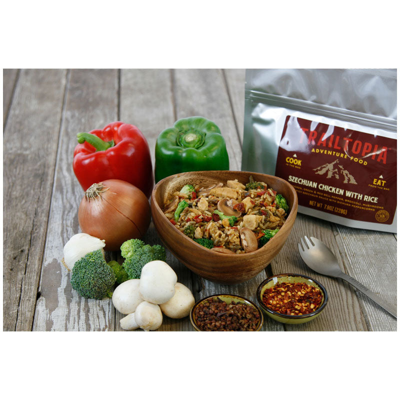 Trailtopia Szechuan Chicken & Rice Trailtopia
