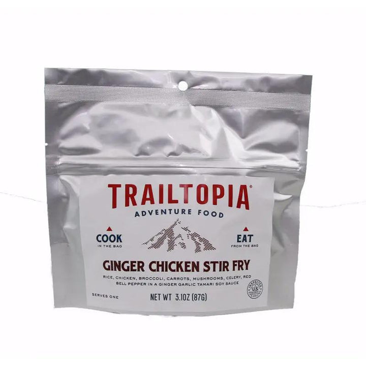 Trailtopia Ginger Chicken Stir Fry - SINGLE SERVE Trailtopia