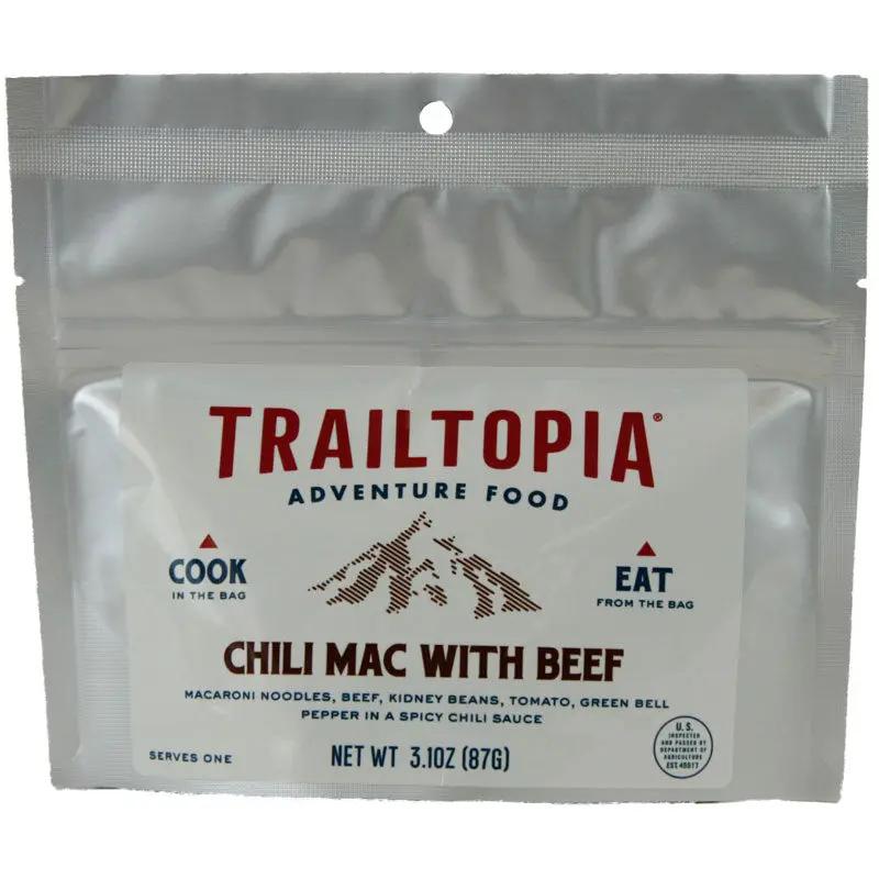 Trailtopia Chili Mac with Beef - SINGLE SERVE Trailtopia