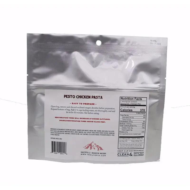 Trailtopia Pesto Chicken Pasta - SINGLE SERVE Trailtopia