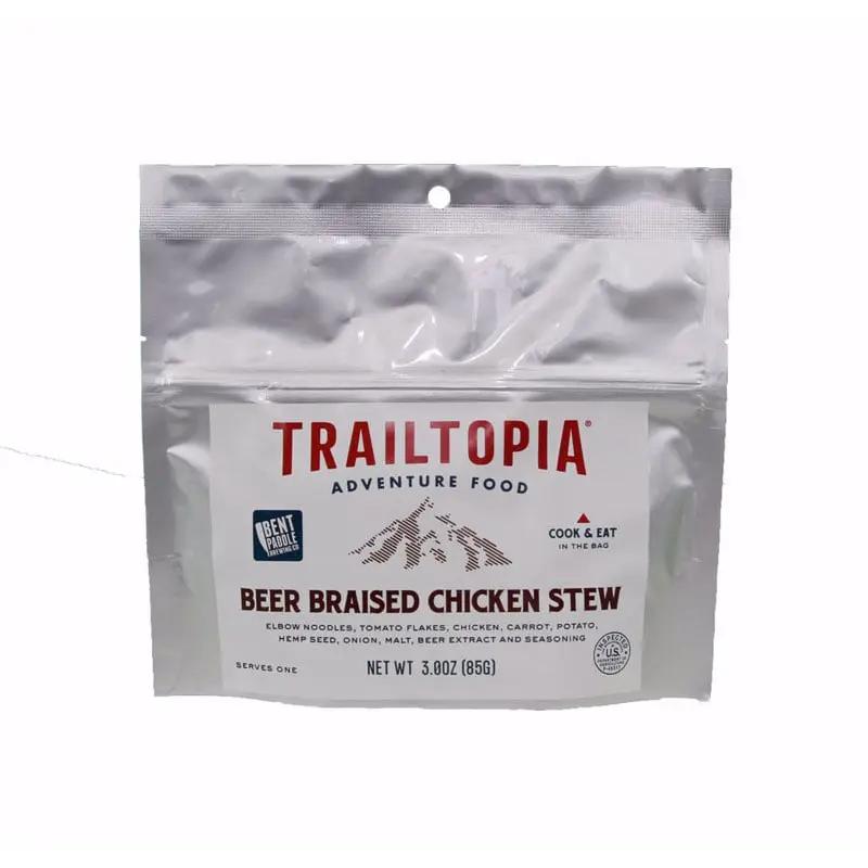 Trailtopia Bent Paddle Beer Braised Chicken Stew - SINGLE SERVE Trailtopia