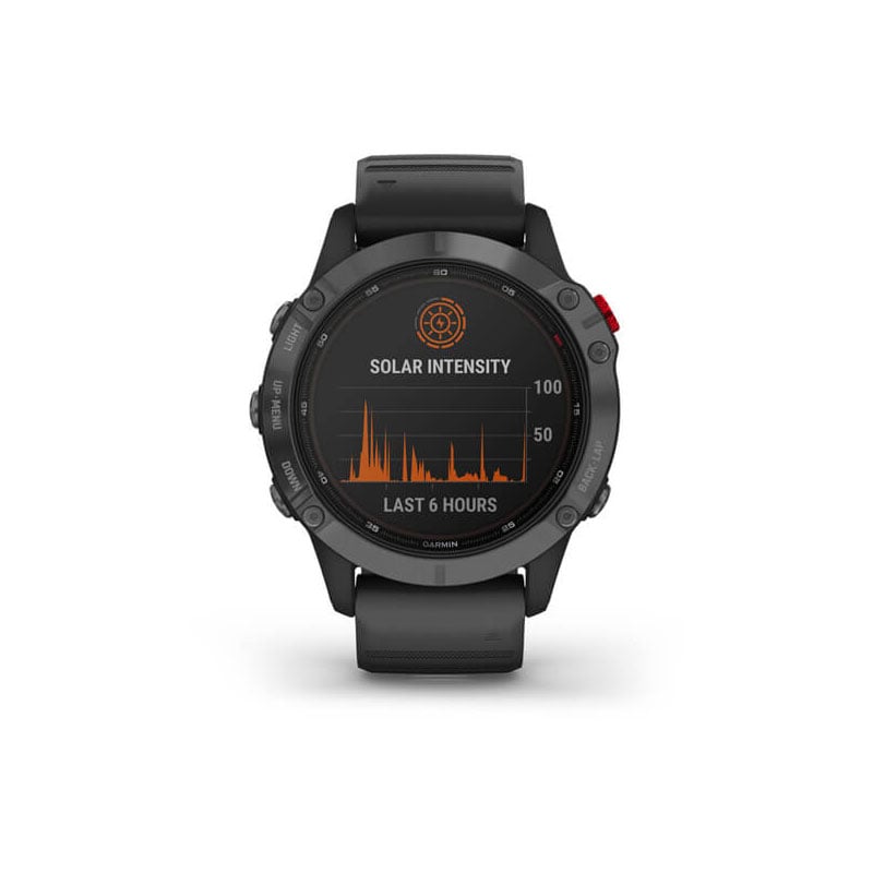 Garmin fēnix® 6 - Pro Solar Edition - Slate Gray with Black Band Garmin