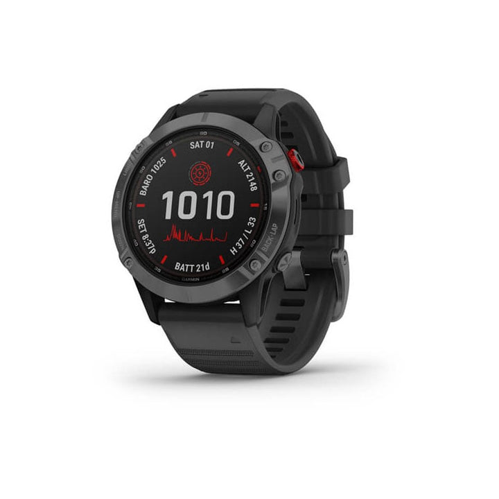 Garmin fēnix® 6 - Pro Solar Edition - Slate Gray with Black Band Garmin
