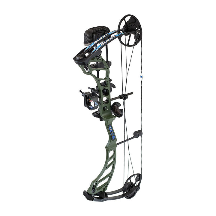 Quest Centec NXT Compound Bow Package - Army Green/Black Right Hand Quest Bowhunting