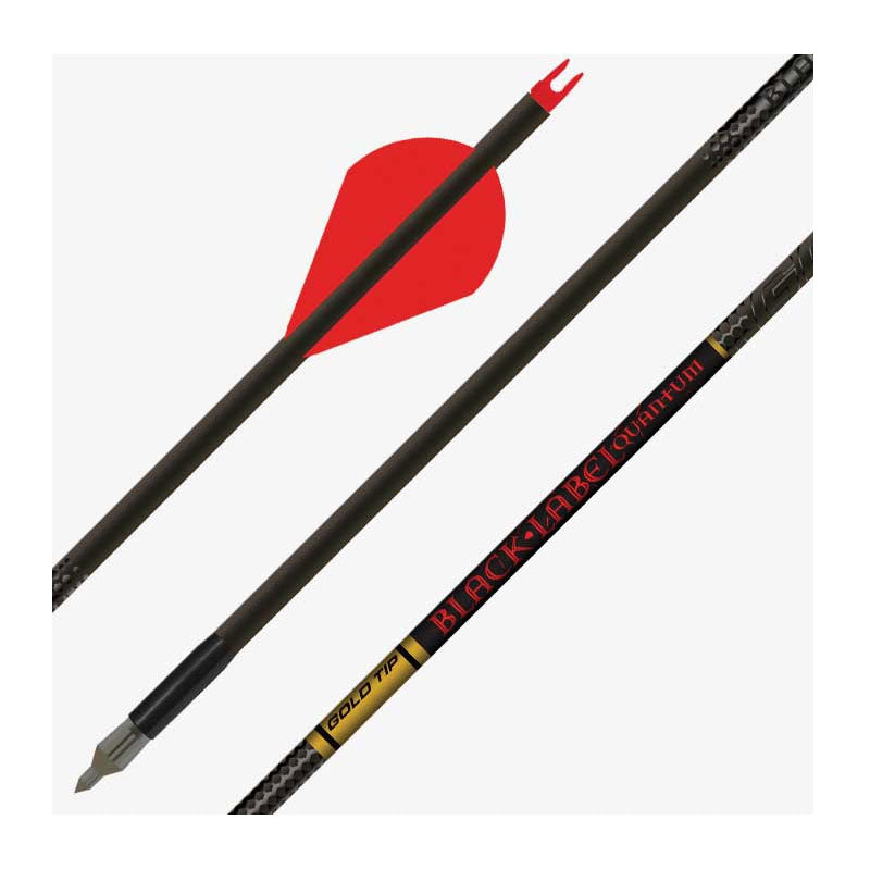Gold Tip Black Label Quantum Hunting Arrow Gold Tip