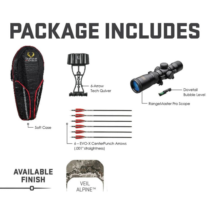 TenPoint Vengent S440 Crossbow - Veil Camo Package