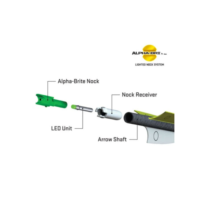 Lighted XX75 Wicked Ridge Aluminum Arrow - 3 Pack - Extreme Outfitters