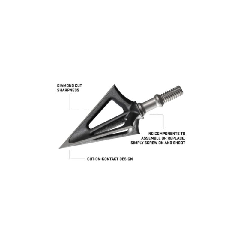 EVO-X Montec Fixed Blade Broadhead - 3 Pack - Extreme Outfitters