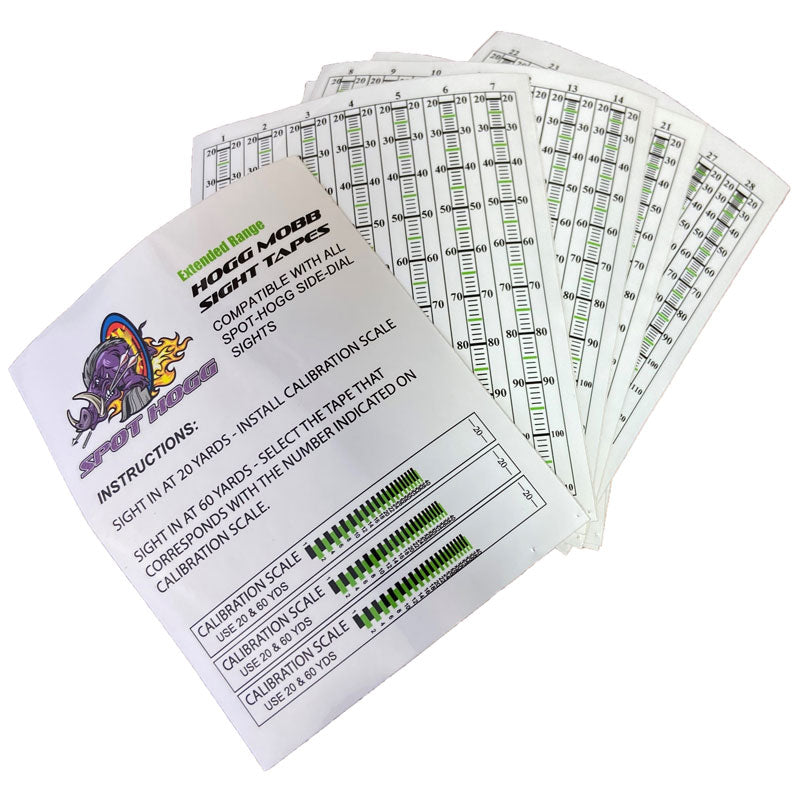 Spot Hogg Extended Range Sight Tapes - Extreme Outfitters