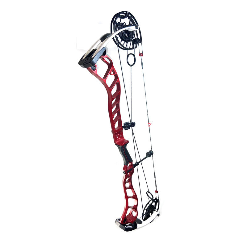 2021 Prime Nexus 6 Deep Red Riser White Limbs Compound Bow - 60# Right Hand - Extreme Outfitters