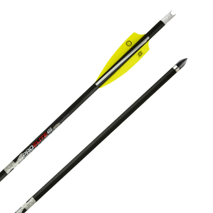 TenPoint Pro Elite 400 Carbon Crossbow Arrows 20in - (6-pack) Wicked Ridge