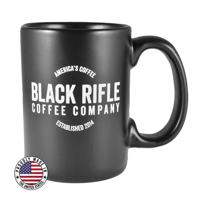 BRCC Arrowhead Logo Ceramic Mug, Black 14oz - Extreme Outfitters