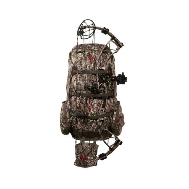 Badlands 2200 Hunting Pack with bow strapped on