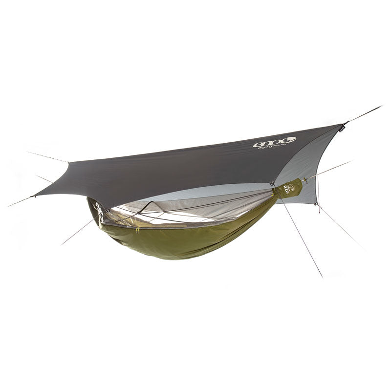 ENO JungleLink Hammock System - Charcoal/Evergreen - Extreme Outfitters