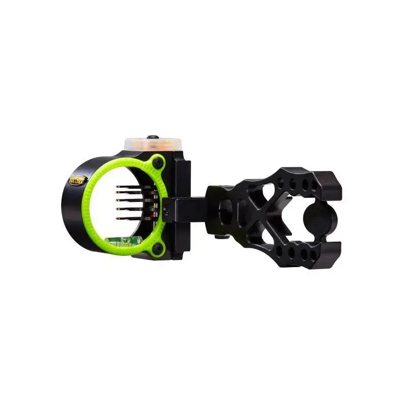 Black Gold Rush 5 Pin Sight - Left Hand - Extreme Outfitters
