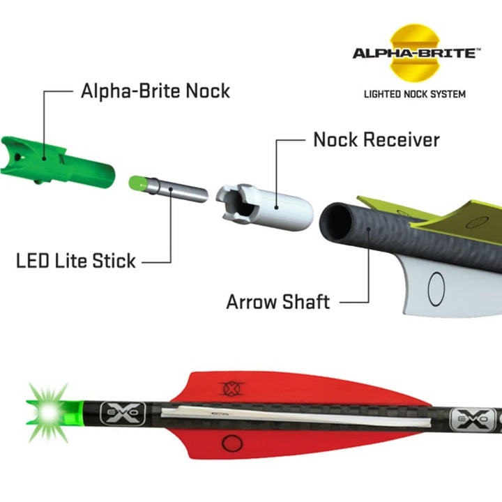 TenPoint EVO-X Lighted CenterPunch16 Premium Carbon Crossbow Arrows (3-pack) - Extreme Outfitters