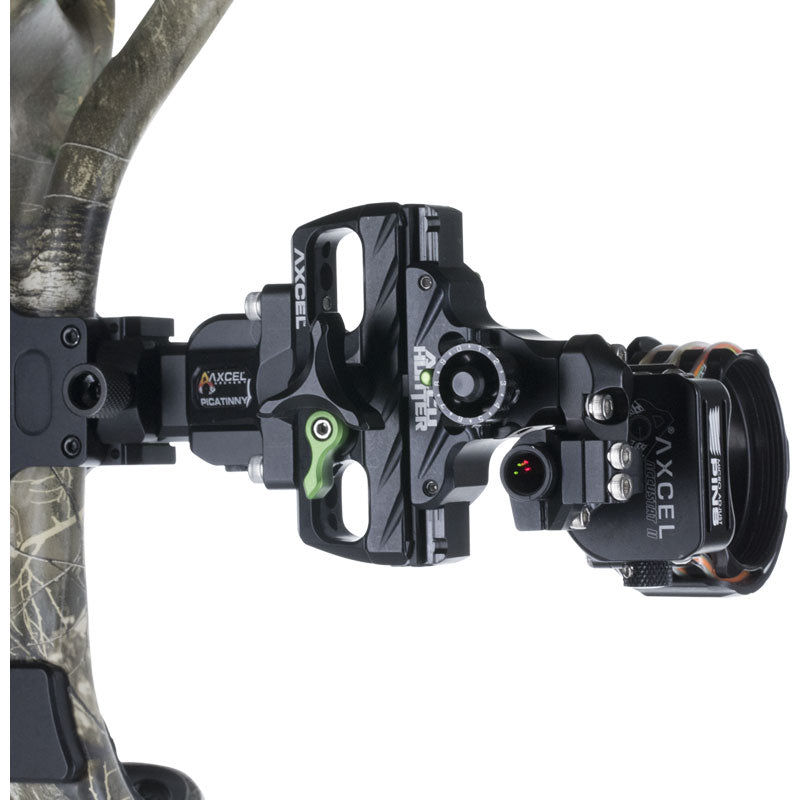 Axcel AccuHunter AccuStat II Picatinny Slider 3 Pin Sight -  .019 Axcel