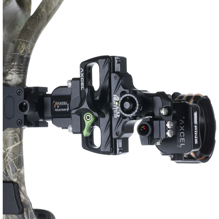 Axcel AccuHunter AccuStat II Picatinny Slider 3 Pin Sight -  .019 - Extreme Outfitters