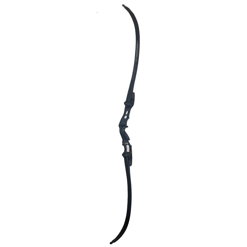 Hoyt Satori 19" Riser with Medium Satori Traditional Recurve Limbs  Blackout - 50# Right Hand - Extreme Outfitters