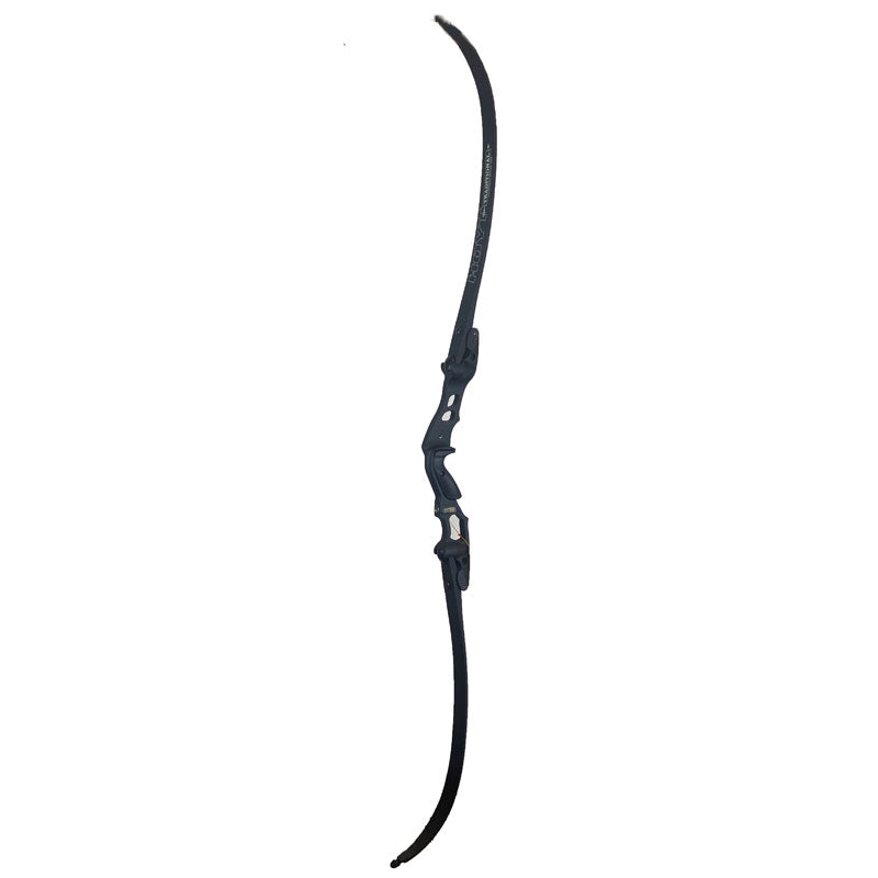 Hoyt Satori 19" Riser with Medium Satori Traditional Recurve Limbs  Blackout - 50# Right Hand - Extreme Outfitters