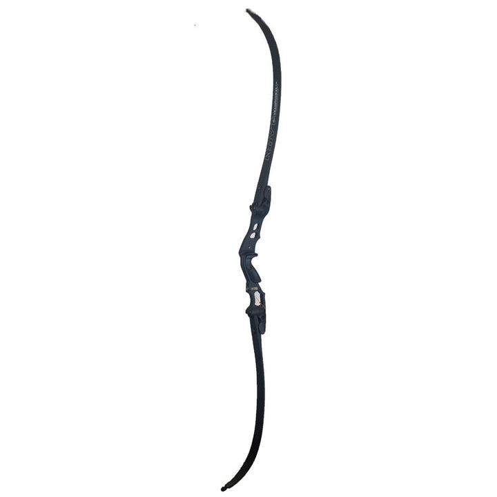 Hoyt Satori 19" Riser with Medium Satori Traditional Recurve Limbs  Blackout - 50# Right Hand - Extreme Outfitters