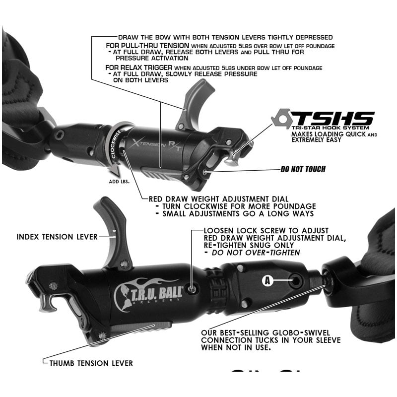 T.R.U. Ball X-Tension R/T Release - Buckle - Extreme Outfitters