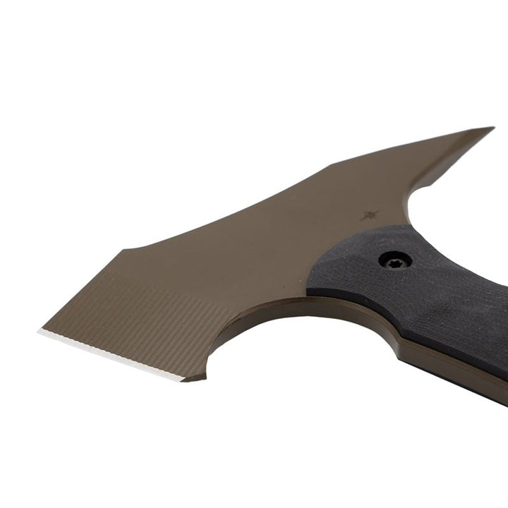Toor Knives F13 Tommy Bronze Head Closeup Front