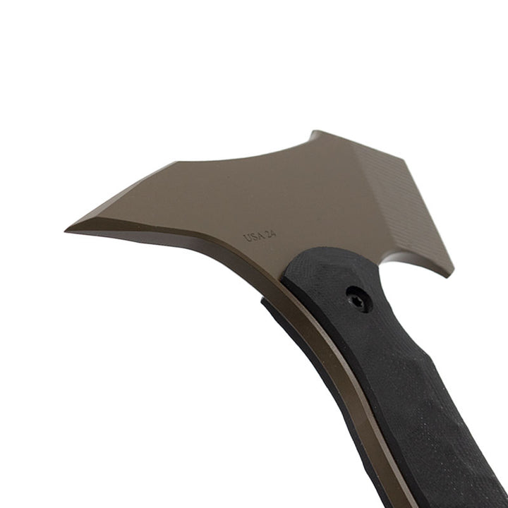 Toor Knives F13 Tommy Bronze Head Closeup Back