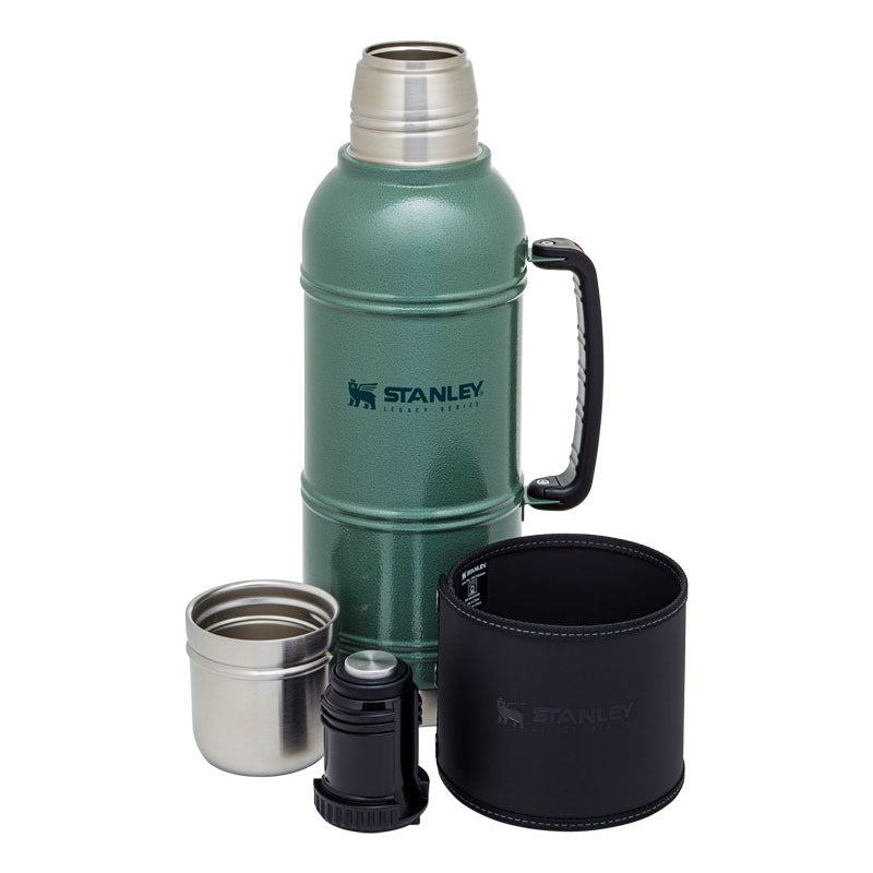Stanley Legacy Quadvac Thermal Bottle 2Qt - Hammertone Green - Extreme Outfitters