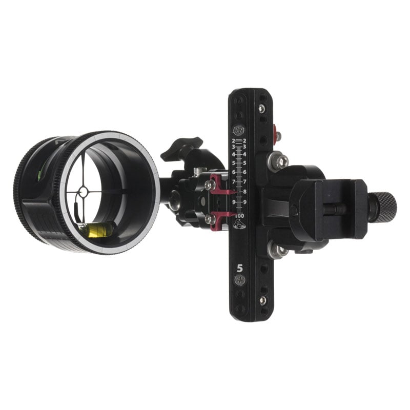 Axcel Landslyde Plus Picatinny AV-31 Single Pin Sight - .019 Green Fiber - Extreme Outfitters