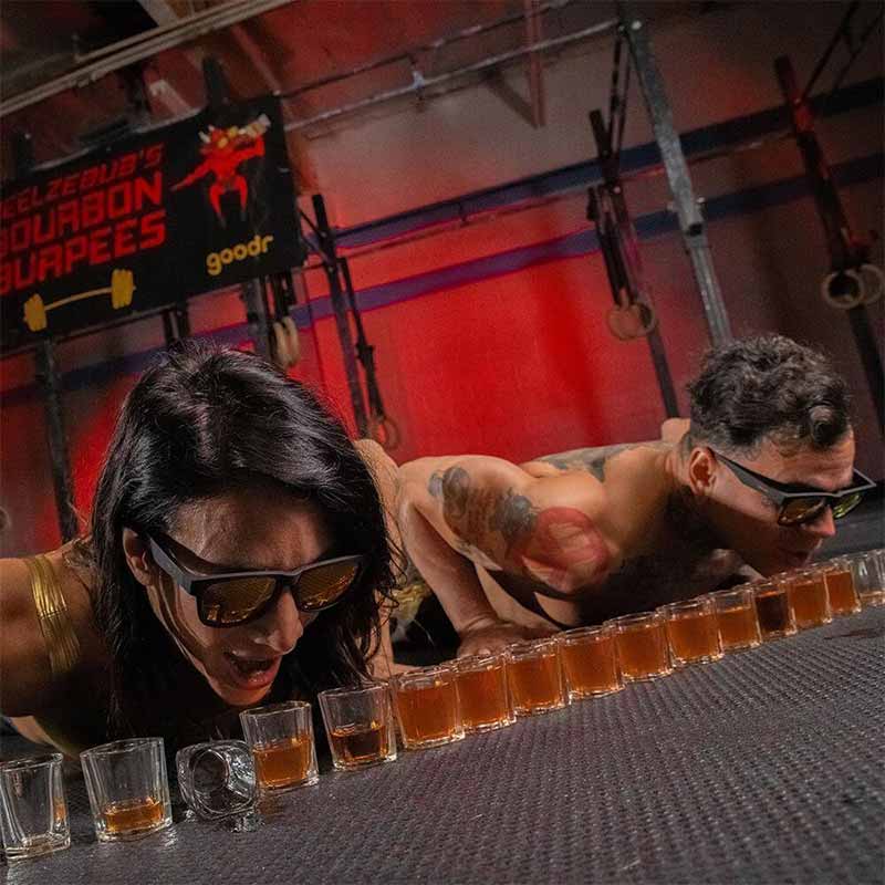 Goodr BFG's Beelzebub's Bourbon Burpees Sunglasses - Extreme Outfitters