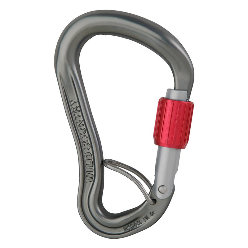 Wild Country Ascent Lite Belay Screw Gate Carabiner - Extreme Outfitters