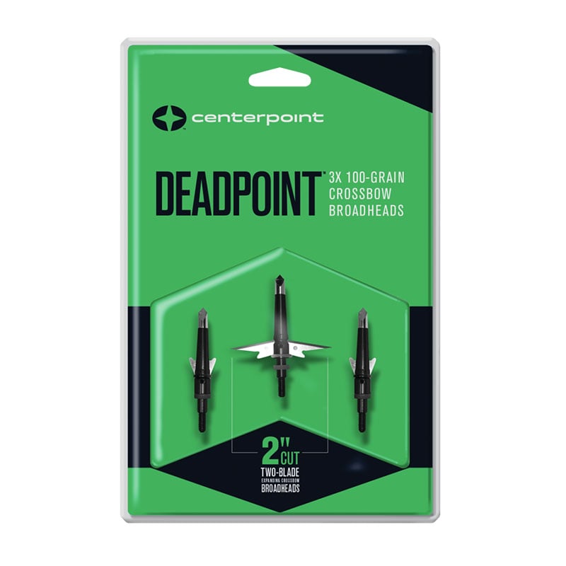 Centerpoint Deadpoint  100g Mechanical Crossbow Broadhead - Extreme Outfitters