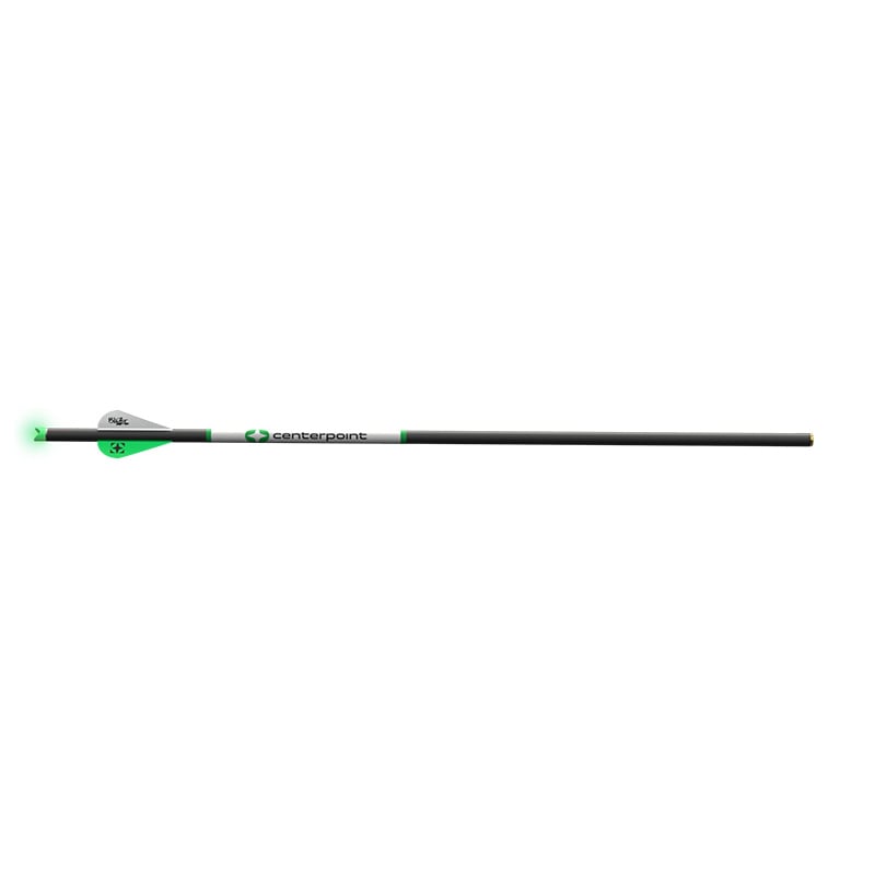Centerpoint 20" Carbon Bolts with Lighted Half Moon Nocks - 3 Pack - Extreme Outfitters