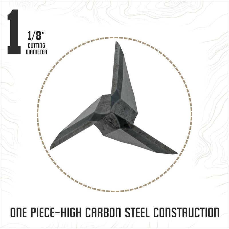 Ozcut The Hurricane Offset Fixed Blade Broadhead - 3 Pack - Extreme Outfitters