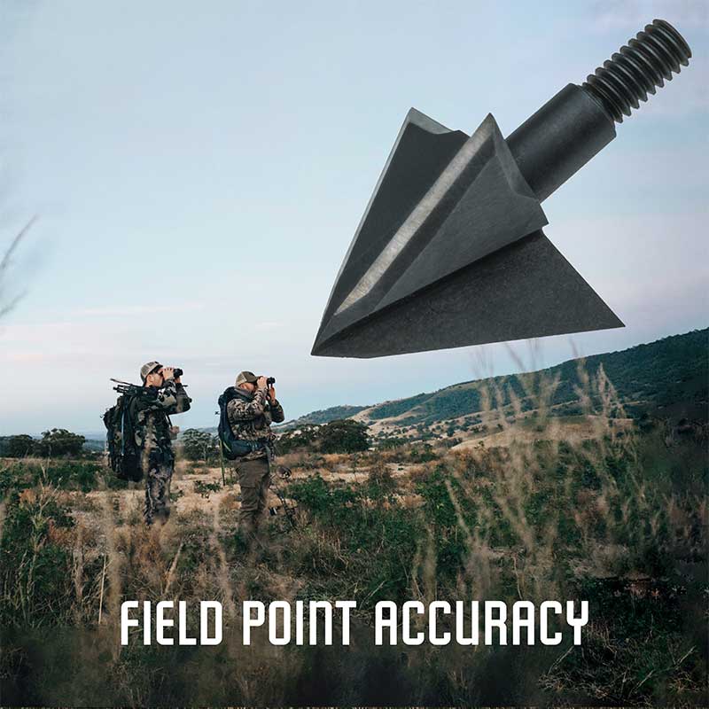 Ozcut The Hurricane Offset Fixed Blade Broadhead - 3 Pack - Extreme Outfitters