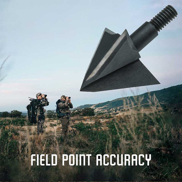 Ozcut The Hurricane Offset Fixed Blade Broadhead - 3 Pack - Extreme Outfitters