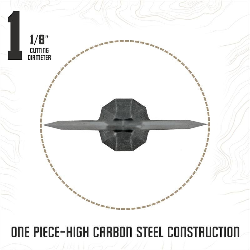 Ozcut Elite Series 2 Blade Fixed Broadhead - 3 Pack - Extreme Outfitters