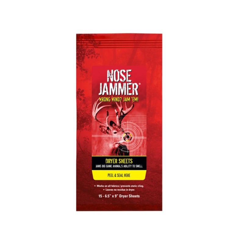 Nose Jammer Dryer Sheets (15 Pack) - Extreme Outfitters
