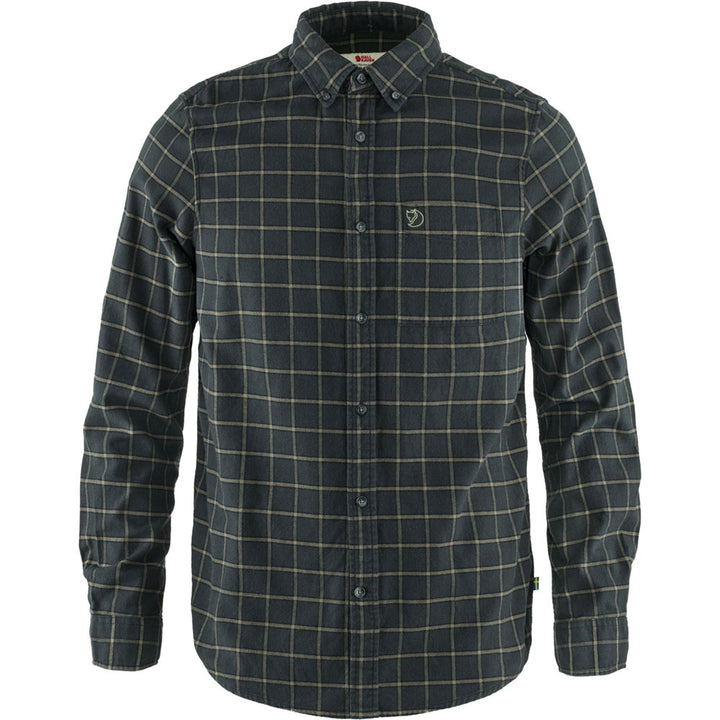 Fjallraven Ovik Flannel Shirt Dark Grey