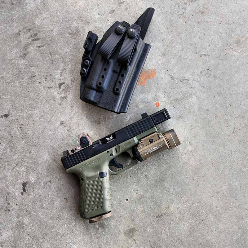 M3 FEDLR Torch Appendix/ IWB Light Bearing Holster - Extreme Outfitters