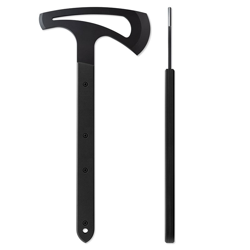 Toor Knives Brawker Axe Black Left and Spine