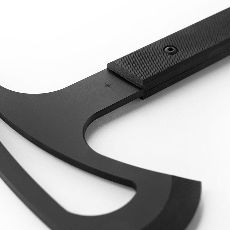 Toor Knives Brawker Axe Black Closeup