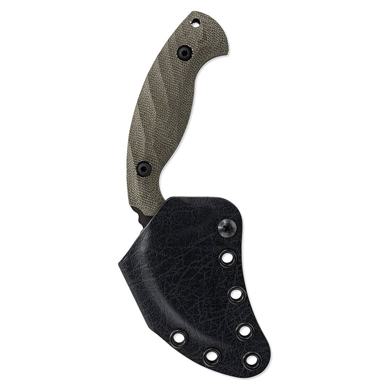 Toor Knives Karsumba Burlap Green in Sheath