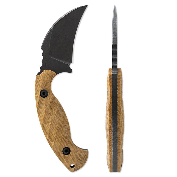 Toor Knives Karsumba Burlap Natural left and back
