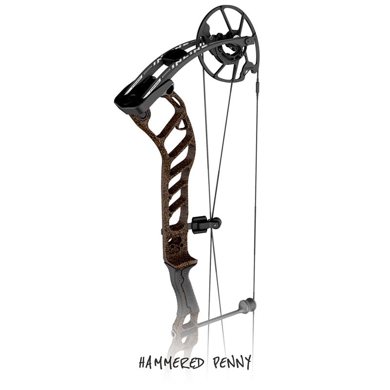 2022 Prime Inline 5 Hammered Penny Riser Black Limbs Compound Bow - 70# Right Hand - Extreme Outfitters